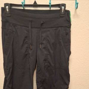 Athleta Black Track Crop